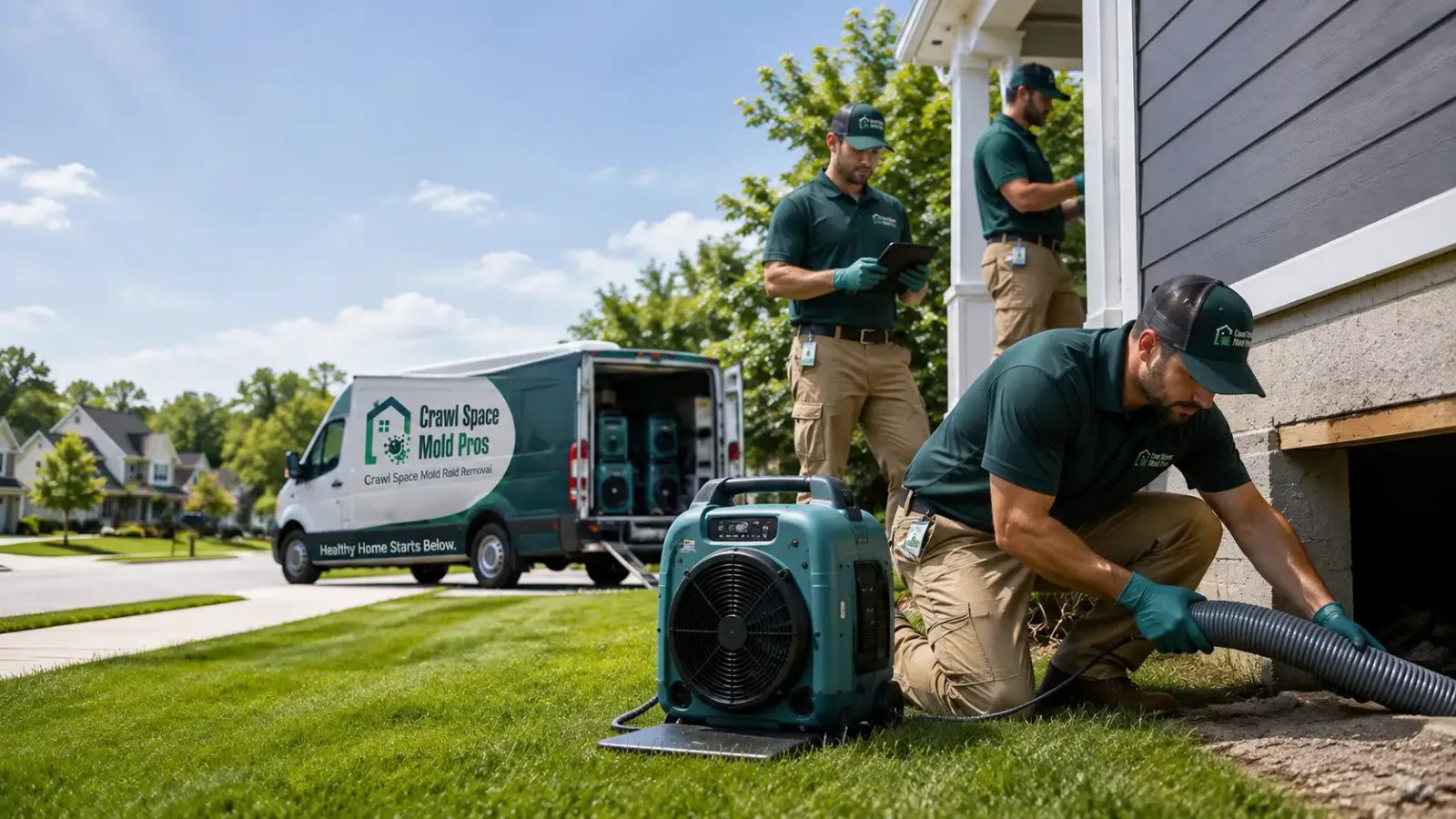 Crawl Space Mold Removal in Canton, MA